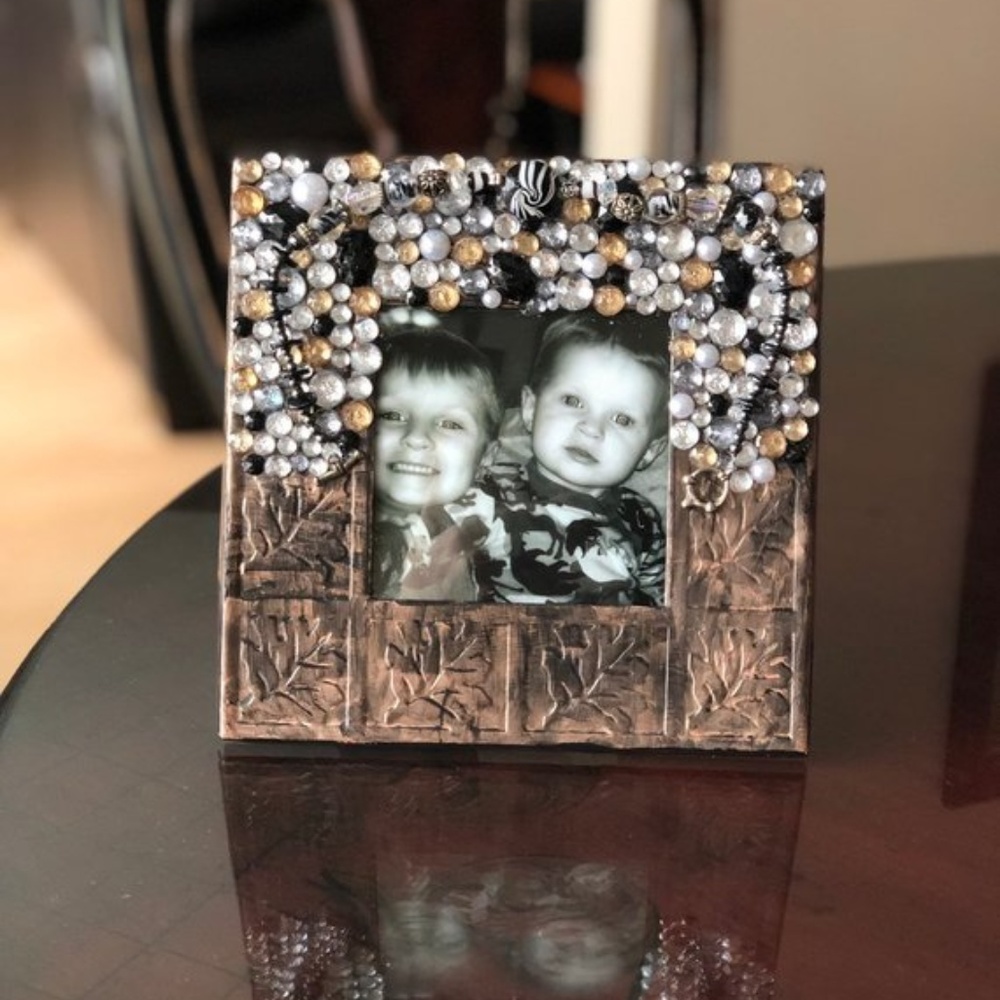 Tribal Rose Gold Metal Frame